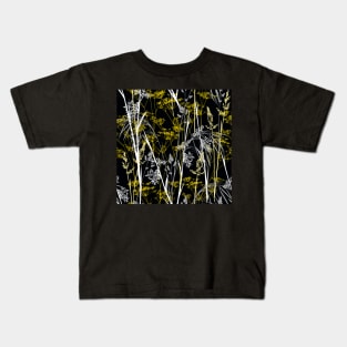 in the wild meadow - black Kids T-Shirt